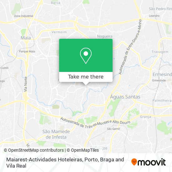 Maiarest-Actividades Hoteleiras map