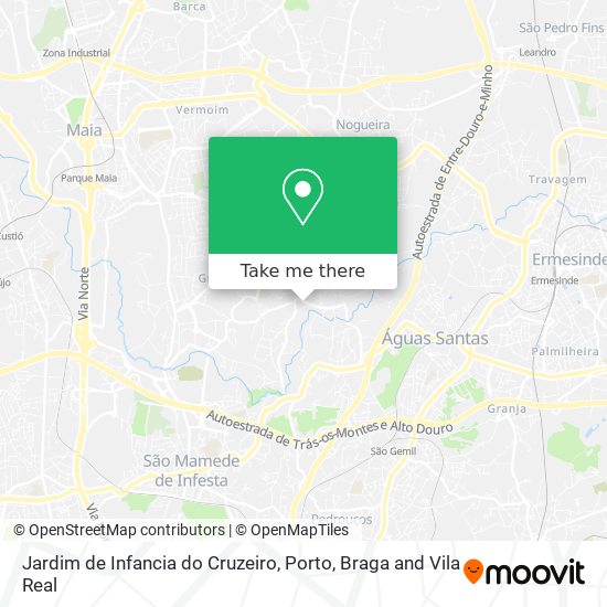 Jardim de Infancia do Cruzeiro mapa