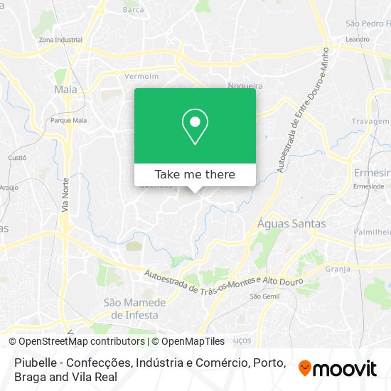 Piubelle - Confecções, Indústria e Comércio map