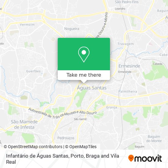 Infantário de Águas Santas map