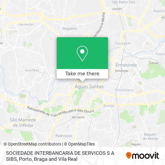 SOCIEDADE INTERBANCARIA DE SERVICOS S A SIBS map