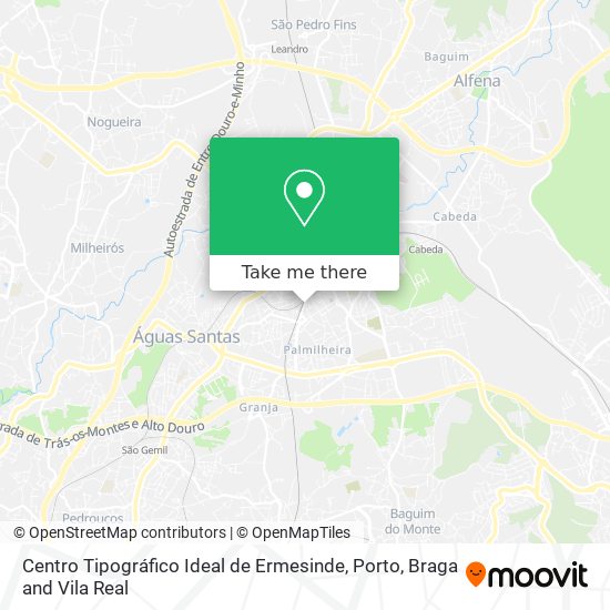 Centro Tipográfico Ideal de Ermesinde mapa