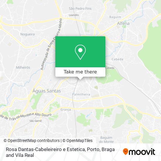 Rosa Dantas-Cabeleireiro e Estetica map