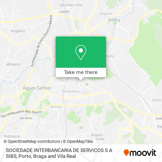 SOCIEDADE INTERBANCARIA DE SERVICOS S A SIBS map