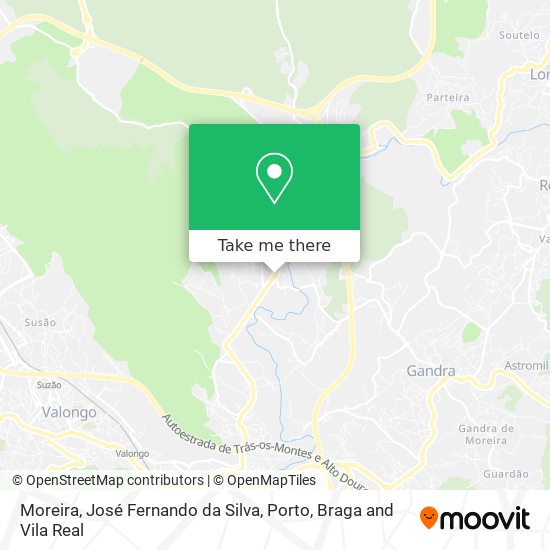 Moreira, José Fernando da Silva mapa