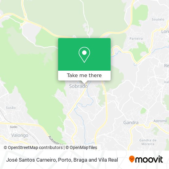 José Santos Carneiro map