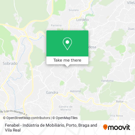 Fenabel - Indústria de Mobiliário mapa
