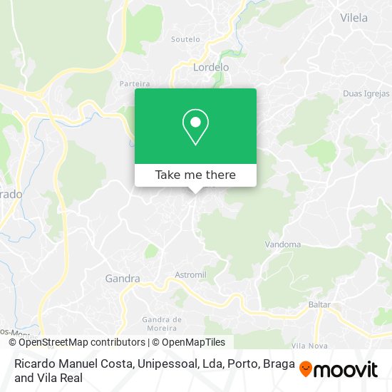 Ricardo Manuel Costa, Unipessoal, Lda mapa