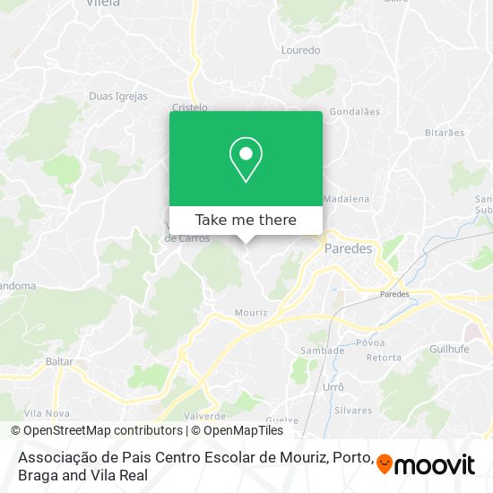 Associação de Pais Centro Escolar de Mouriz map