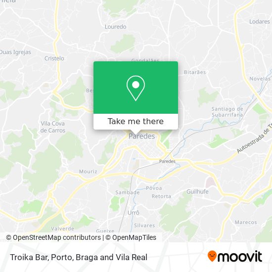 Troika Bar map