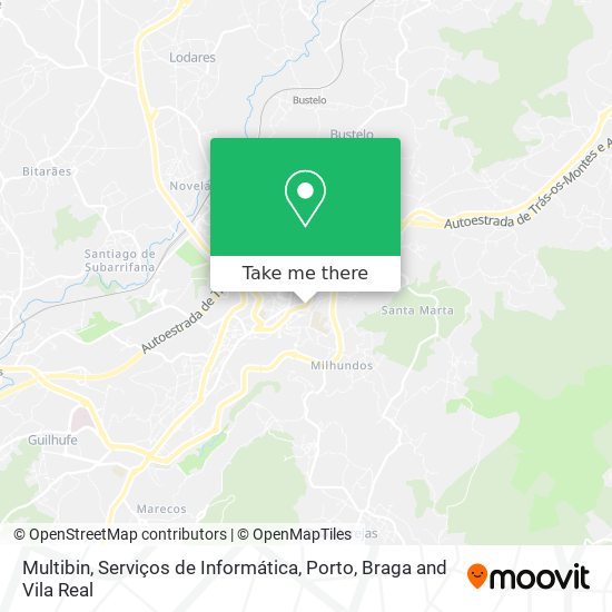 Multibin, Serviços de Informática mapa