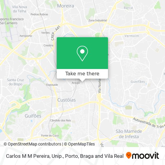 Carlos M M Pereira, Unip. map