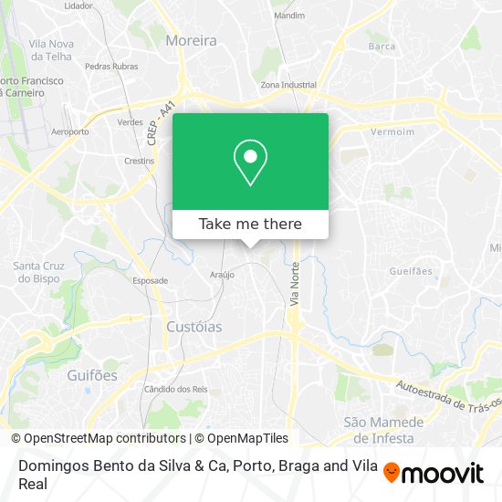 Domingos Bento da Silva & Ca map