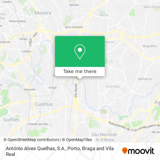 António Alves Quelhas, S.A. mapa