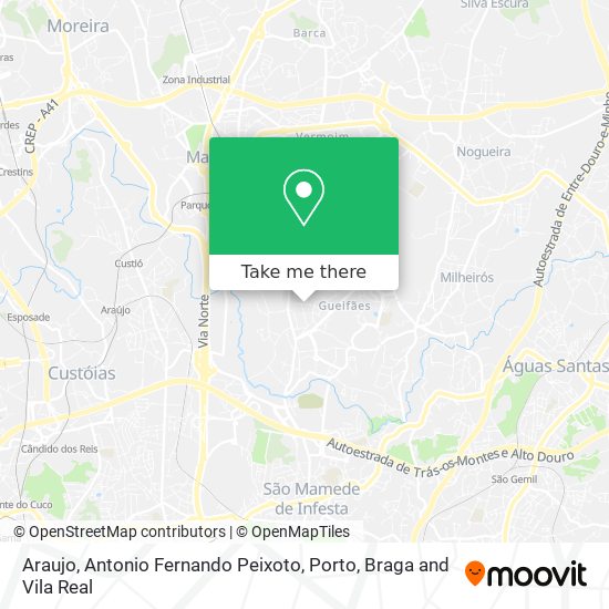 Araujo, Antonio Fernando Peixoto mapa