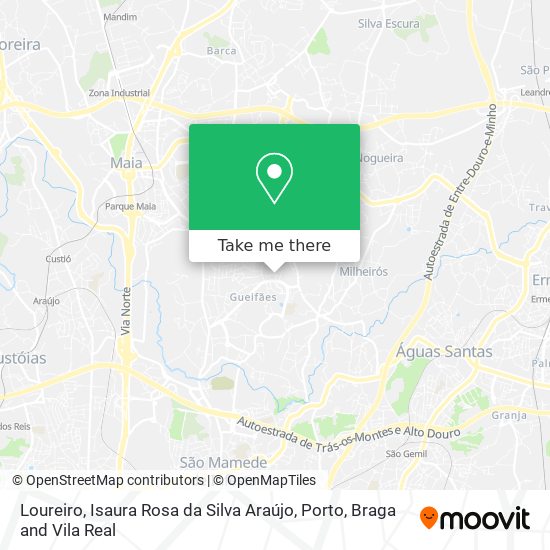 Loureiro, Isaura Rosa da Silva Araújo map