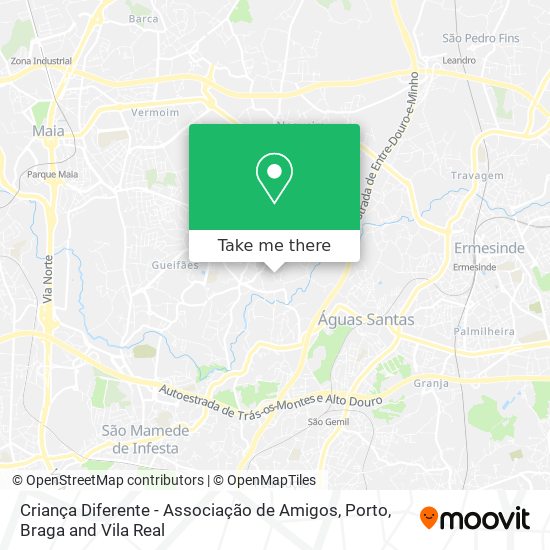 Criança Diferente - Associação de Amigos map