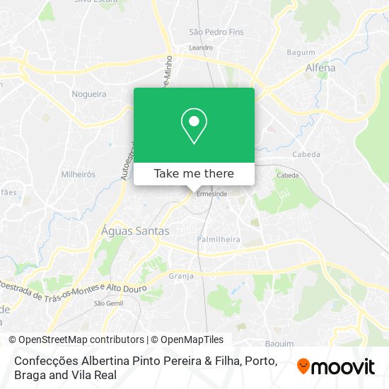 Confecções Albertina Pinto Pereira & Filha map