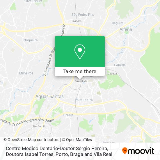 Centro Médico Dentário-Doutor Sérgio Pereira, Doutora Isabel Torres map
