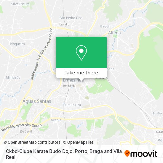 Ckbd-Clube Karate Budo Dojo map