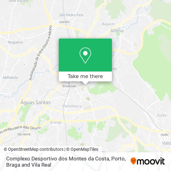 Complexo Desportivo dos Montes da Costa map