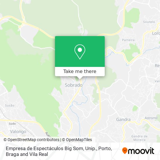 Empresa de Espectáculos Big Som, Unip. mapa