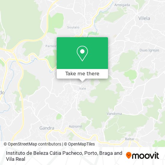 Instituto de Beleza Cátia Pacheco mapa