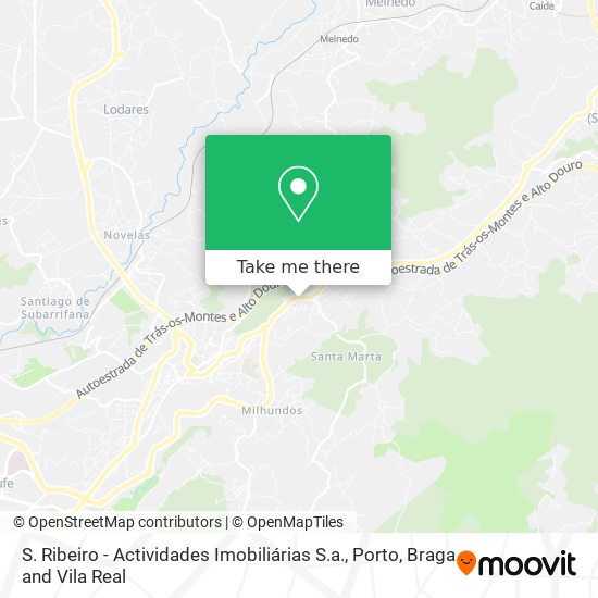 S. Ribeiro - Actividades Imobiliárias S.a. mapa
