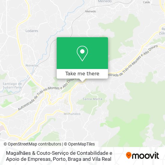 Magalhães & Couto-Serviço de Contabilidade e Apoio de Empresas mapa