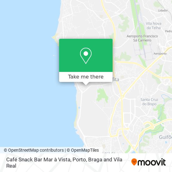 Café Snack Bar Mar à Vista map