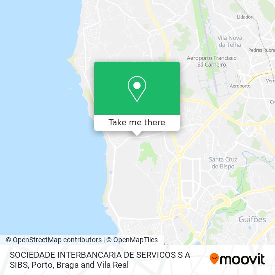 SOCIEDADE INTERBANCARIA DE SERVICOS S A SIBS mapa