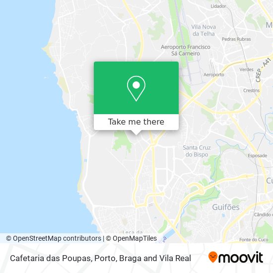 Cafetaria das Poupas map