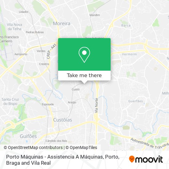 Porto Máquinas - Assistencia A Máquinas map