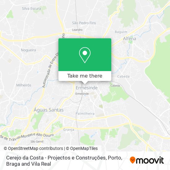 Cerejo da Costa - Projectos e Construções map