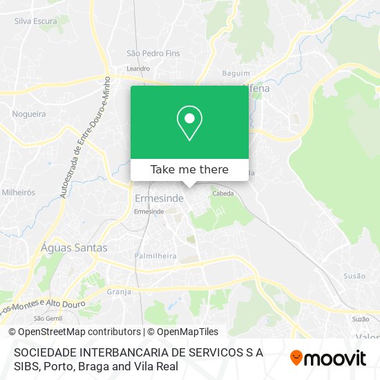 SOCIEDADE INTERBANCARIA DE SERVICOS S A SIBS mapa