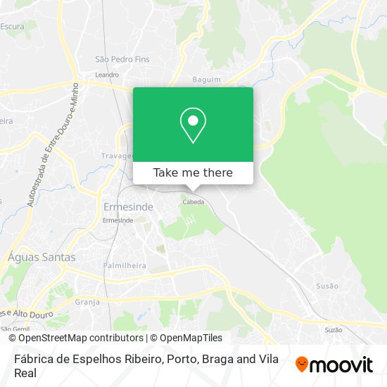 Fábrica de Espelhos Ribeiro map