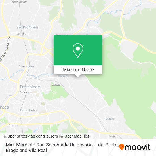 Mini-Mercado Rua-Sociedade Unipessoal, Lda map