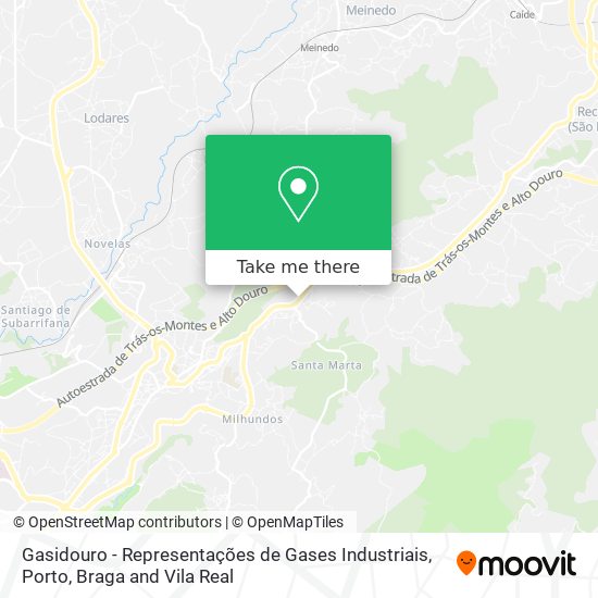 Gasidouro - Representações de Gases Industriais mapa