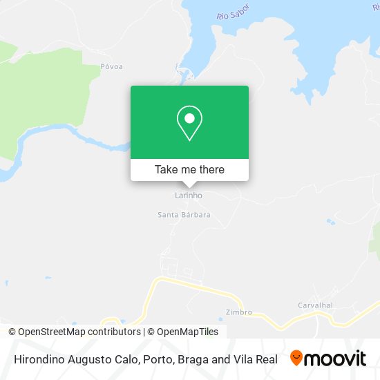 Hirondino Augusto Calo mapa