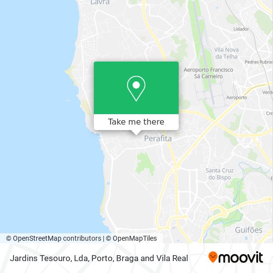 Jardins Tesouro, Lda mapa