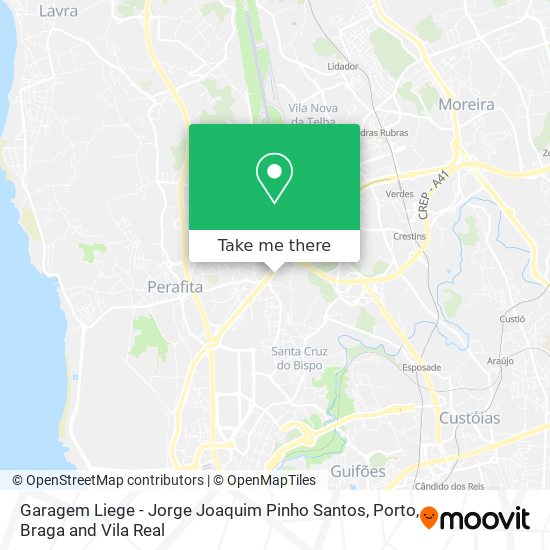 Garagem Liege - Jorge Joaquim Pinho Santos map