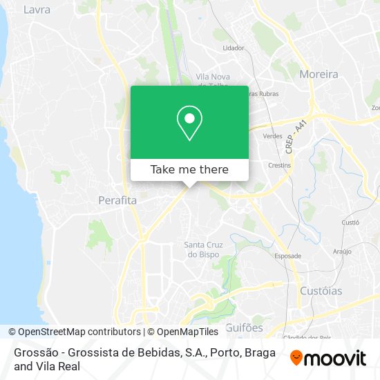 Grossão - Grossista de Bebidas, S.A. map