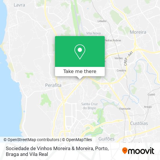 Sociedade de Vinhos Moreira & Moreira map