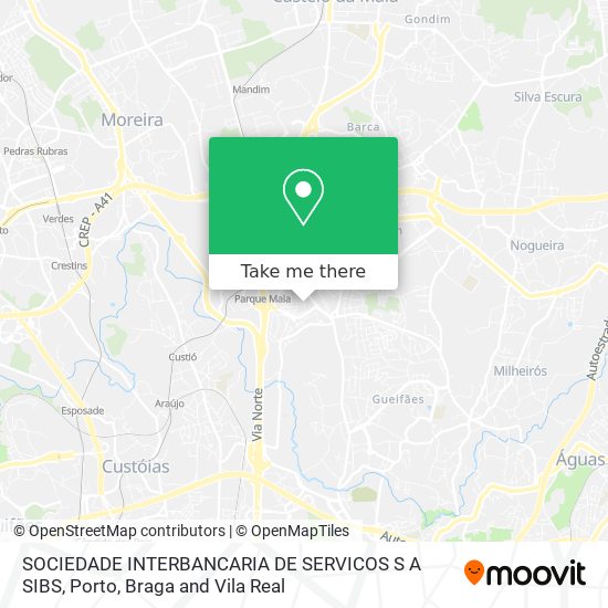 SOCIEDADE INTERBANCARIA DE SERVICOS S A SIBS map