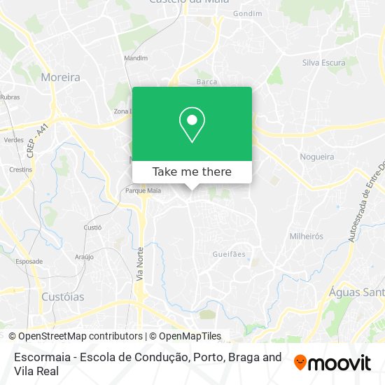 Escormaia - Escola de Condução map