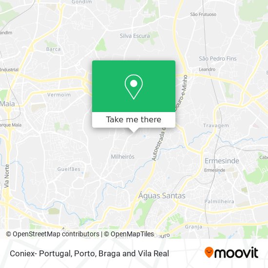 Coniex- Portugal map