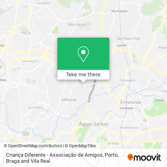 Criança Diferente - Associação de Amigos map