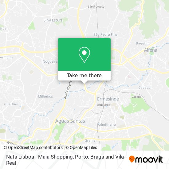 Nata Lisboa - Maia Shopping mapa