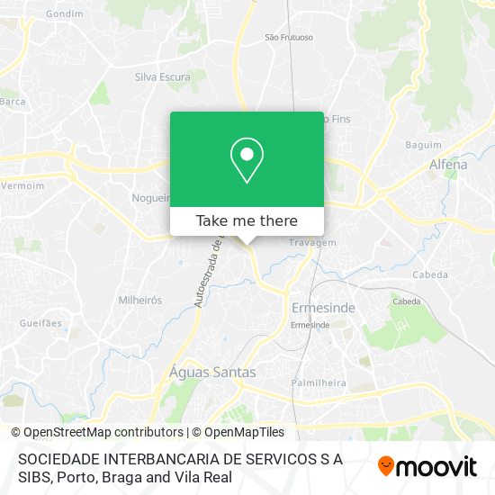 SOCIEDADE INTERBANCARIA DE SERVICOS S A SIBS mapa