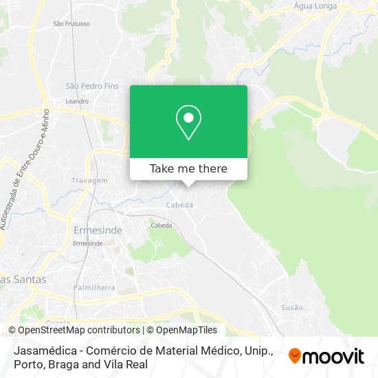 Jasamédica - Comércio de Material Médico, Unip. map